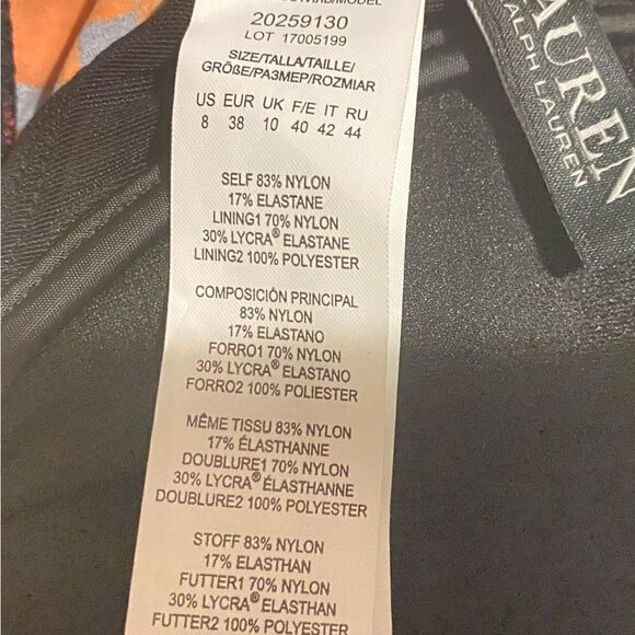 🎉Women’s Lauren Ralph Lauren 🎉Surplace Underwire Bikini Top Topical💐 - Picture 6 of 6